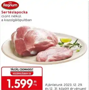Spar Market Sertéslapocka 1kg ajánlat