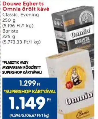 Douwe Egberts Omnia őrölt kávé 250g