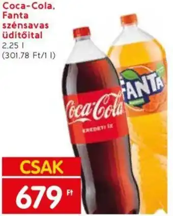 Coca-Cola, Fanta szénsavas üdítőital 2,25l