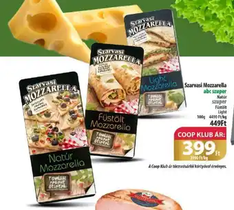 Coop Szarvasi Mozzarella 100g ajánlat
