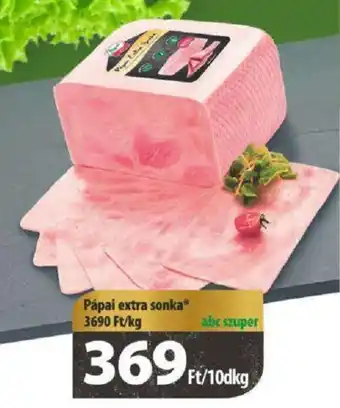 Coop Pápai extra sonka 10dkg ajánlat
