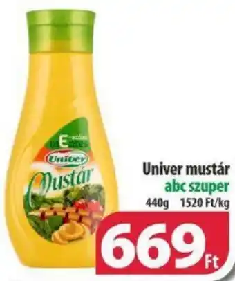Coop Univer mustár 440g ajánlat