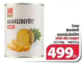 Coop darabolt ananászbefőtt 565/340g