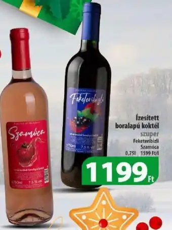 Ízesített boralapú koktél 0,75l 7,5% vol