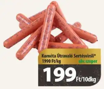 Coop Kométa Útravaló Sertésvirsli 10dkg ajánlat