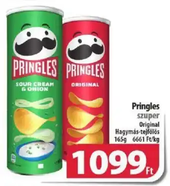 Coop Pringles szuper 165g ajánlat
