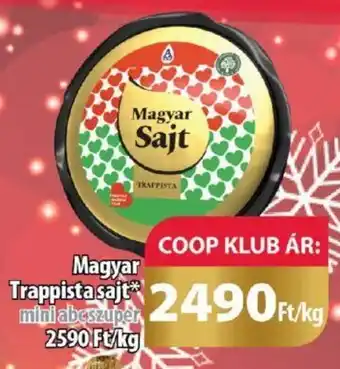 Coop Magyar Trappista sajt kg ajánlat