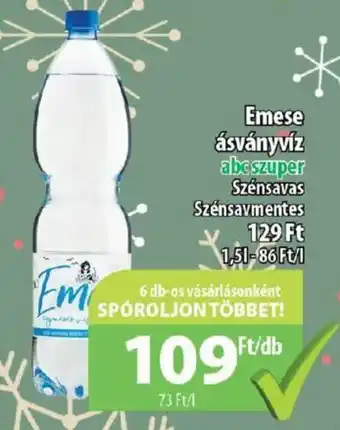 Coop Emese ásványvíz abc szuper 1,5l ajánlat