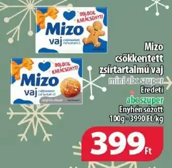 Coop Mizo csökkentett zsírtartalmú vaj 100g ajánlat
