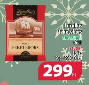 Coop Lucullus feketebors abcszuper Őrölt 50g ajánlat