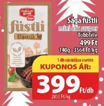 Coop Saga füstli 140g ajánlat