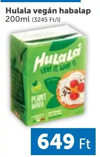 PRIVÁT Hulala vegán habalap 200ml ajánlat