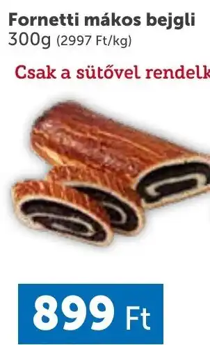 PRIVÁT Fornetti mákos bejgli 300g ajánlat