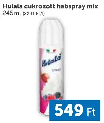 PRIVÁT Hulala cukrozott habspray mix 245ml ajánlat