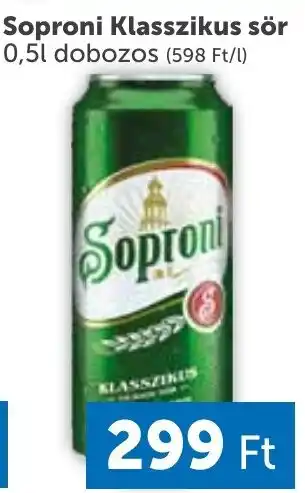 PRIVÁT Soproni Klasszikus sör 0,5l ajánlat
