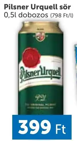 PRIVÁT Pilsner Urquell sör 0,5l ajánlat