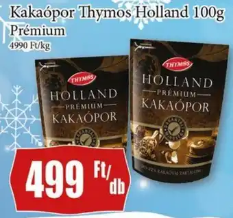 Kakaópor Thymos Holland 100g Prémium