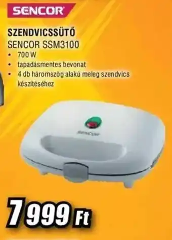 Expert SZENDVICSSÜTŐ SENCOR SSM3100 ajánlat
