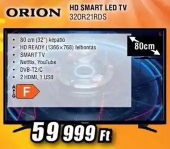 Expert ORION HD SMART LED TV 320R21RDS ajánlat