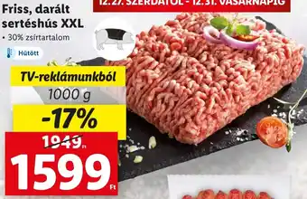 Lidl Friss, darált sertéshús XXL 1000g ajánlat