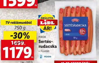 Lidl PIKOK Sertés-rudacska 750g ajánlat