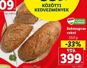 Sokmagvas vekni 350g