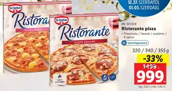 DR. OETKER Ristorante pizza 320/340/355g
