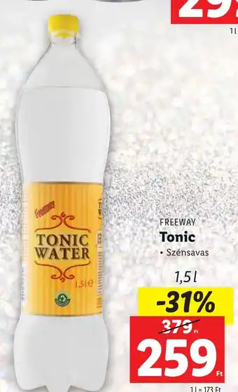 Lidl FREEWAY Tonic 1,5l ajánlat