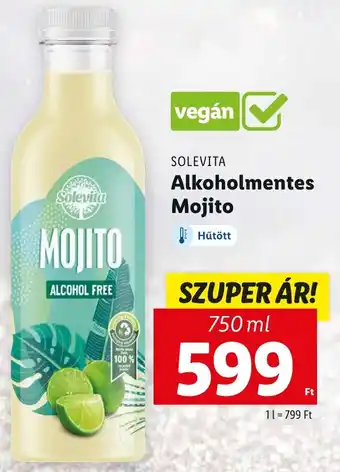 Lidl SOLEVITA Alkoholmentes Mojito 750ml ajánlat
