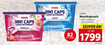 Lidl FORMIL Mosókapszula 22db ajánlat