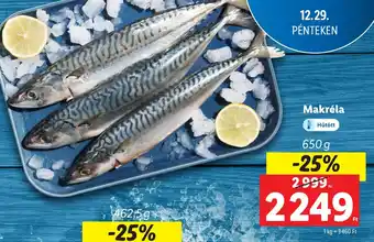 Lidl Makréla 650g ajánlat