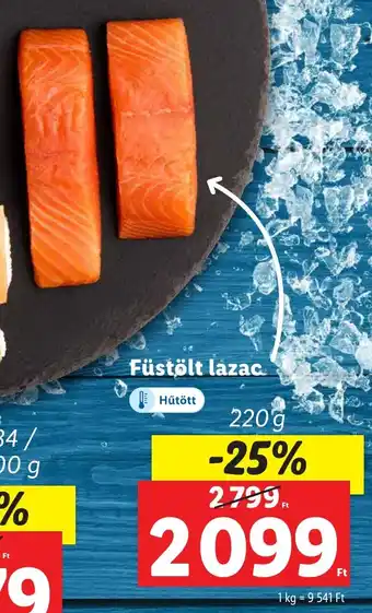 Lidl Füstölt lazac 220g ajánlat
