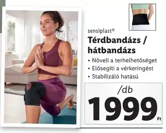 sensiplast Térdbandázs / hátbandázs