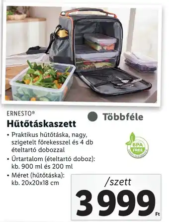 Lidl ERNESTO Hűtőtáskaszett ajánlat