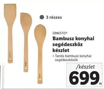 Lidl ERNESTO Bambusz konyhai segédeszköz készlet ajánlat