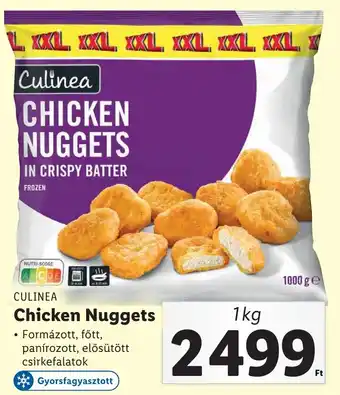Lidl Culinea CHICKEN NUGGETS 1kg ajánlat