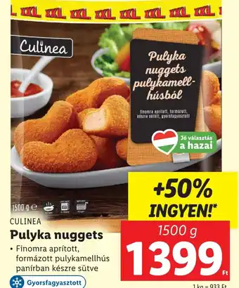 Lidl Culinea Pulyka nuggets 1500g ajánlat
