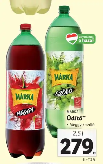 Lidl MÁRKA Üdítő 2,5l ajánlat