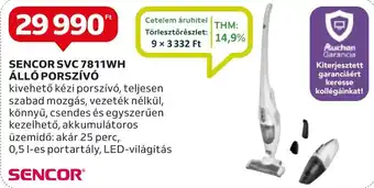 Auchan SENCOR SVC 7811WH ÁLLÓ PORSZÍVÓ ajánlat