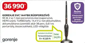 Auchan GORENJE SVC 144 FBK RÚDPORSZÍVÓ ajánlat