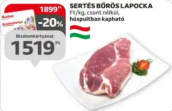 Auchan SERTÉS BŐRÖS LAPOCKA ajánlat