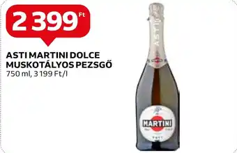 Auchan ASTI MARTINI DOLCE MUSKOTÁLYOS PEZSGŐ 750 ml ajánlat