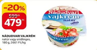 Auchan NÁDUDVARI VAJKRÉM 180 g ajánlat