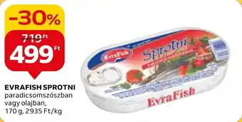 Auchan EVRAFISH SPROTNI 170g ajánlat