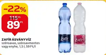 Auchan ZAFÍR ÁSVÁNYVÍZ 1,5l ajánlat