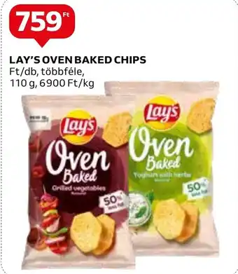 Auchan LAY'S OVEN BAKED CHIPS 110 g ajánlat