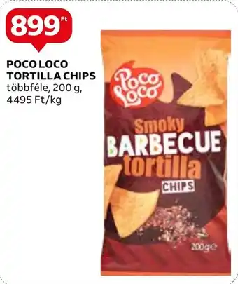 Auchan POCO LOCO TORTILLA CHIPS 200 g ajánlat