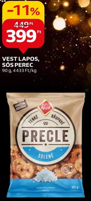 Auchan VEST LAPOS, SÓS PEREC 90 g ajánlat