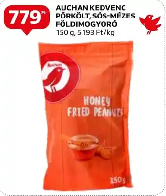 Auchan AUCHAN KEDVENC PÖRKÖLT, SÓS-MÉZES FÖLDIMOGYORÓ 150 g ajánlat