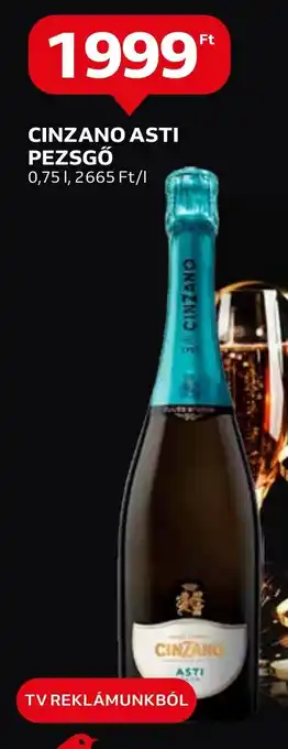 Auchan CINZANO ASTI PEZSGŐ 0,75l ajánlat